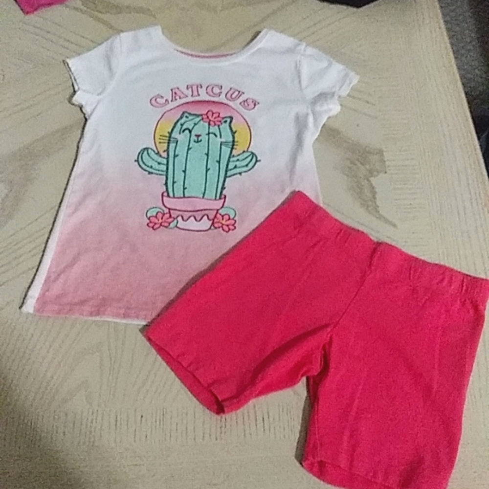 Price🔽Wonder Nation Cactus Shorts Set